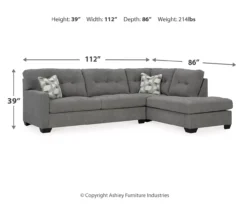 Signature Design By Ashley Highland Falls Gray Sectional 13 Signature Design By Ashley Highland Falls Gray Sectional -Walker Edison Shop combo980201 3